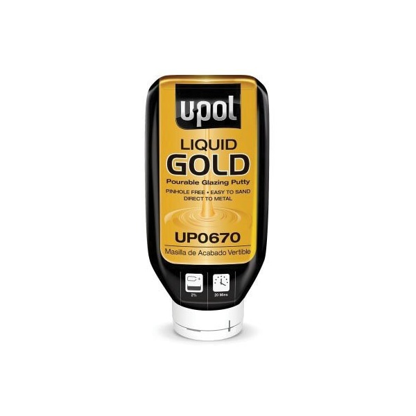 U-Pol LIQUID GOLD GLAZING PUTTY 615ML UP0670 - main